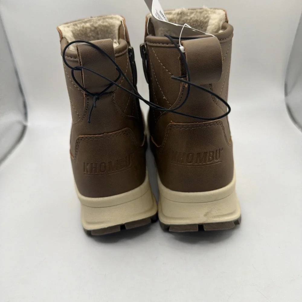 New Khombu Dusk Women's All Weather Memory Foam Water Repellent Boots. Size 6.